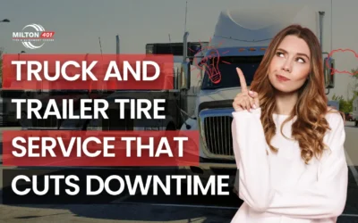 Truck and Trailer Tire Service That Cuts Downtime
