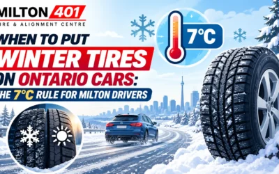 When to Put Winter Tires on Ontario Cars: The 7°C Rule for Milton Drivers